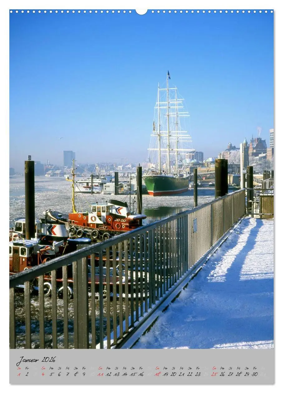 Bild: 9783516444384 | Hamburg - Eine Stadt mit vielen Gesichtern (Wandkalender 2026 DIN...