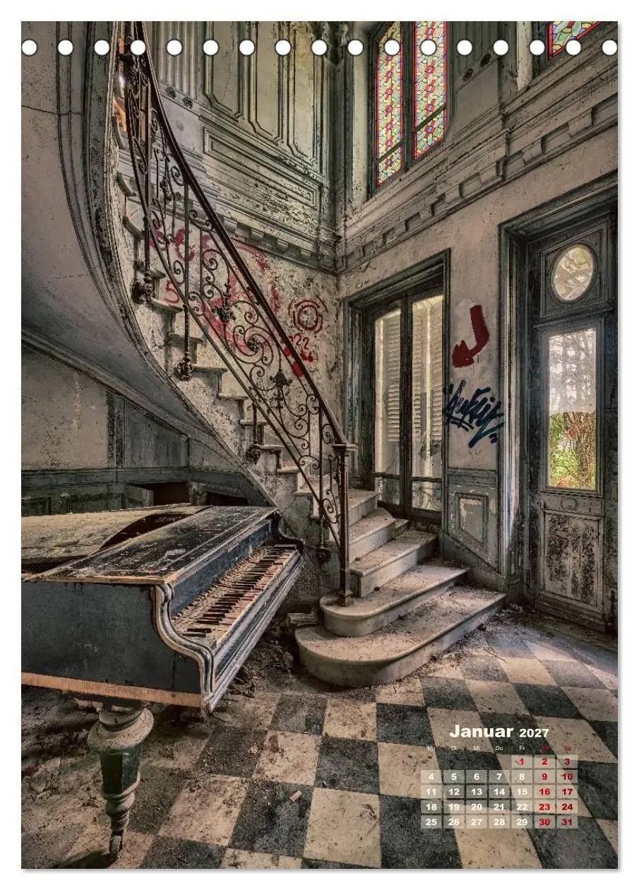 Bild: 9783569464384 | Lost Places - morbide Schönheiten (Tischkalender 2027 DIN A5 hoch),...