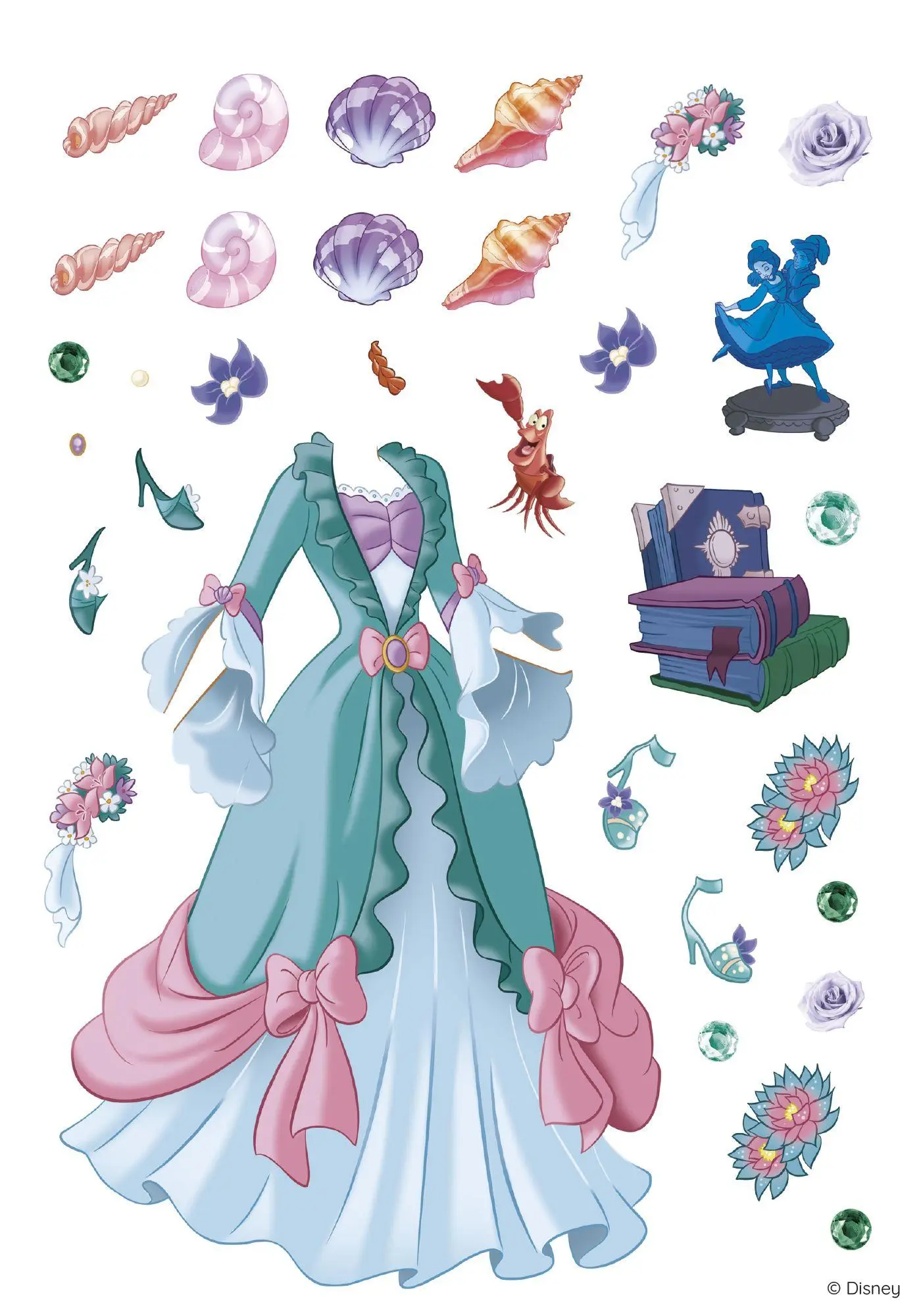 Bild: 9783833244384 | Disney Prinzessin: Mein liebster Styling-Spaß: Stickern, Malen, Stylen