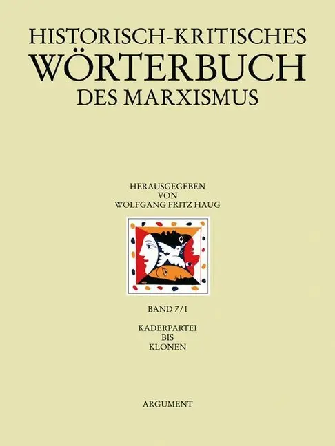 Cover: 9783886194384 | Historisch-kritisches Wörterbuch des Marxismus | Wolfgang Fr. Haug