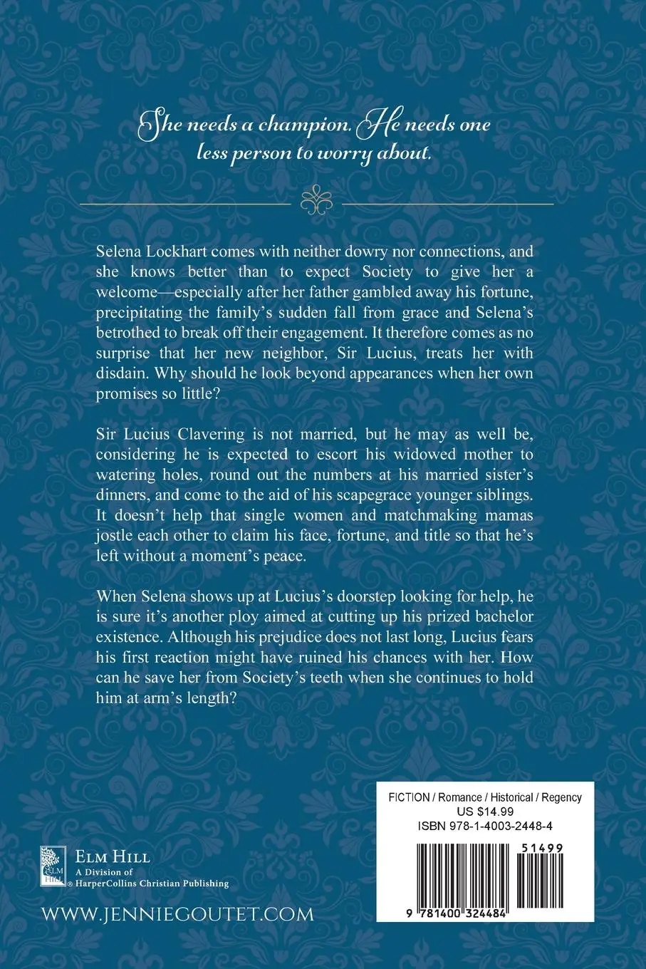 Rückseite: 9781400324484 | A Fall from Grace | Jennie Goutet | Taschenbuch | Englisch | 2022