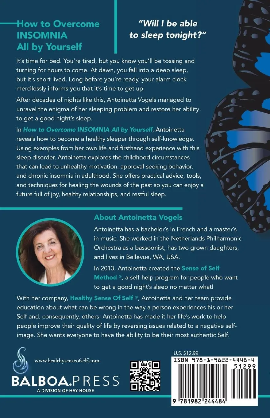 Rückseite: 9781982244484 | How to Overcome Insomnia All by Yourself | Antoinetta Vogels | Buch