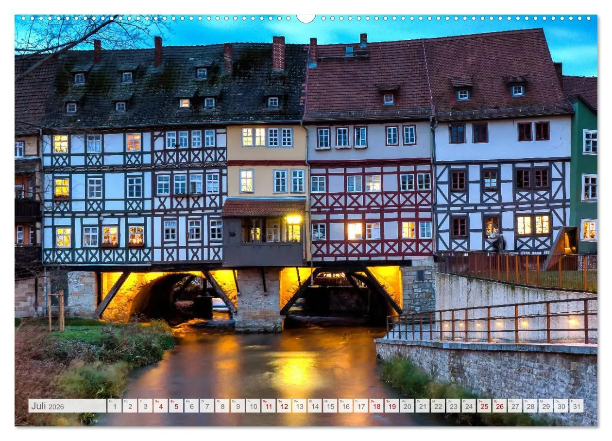 Bild: 9783457724484 | Erfurt. Perle Thüringens. (hochwertiger Premium Wandkalender 2026...