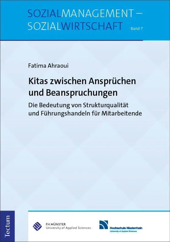 Cover: 9783689004484 | Kitas zwischen Ansprüchen und Beanspruchungen | Fatima Ahraoui | Buch