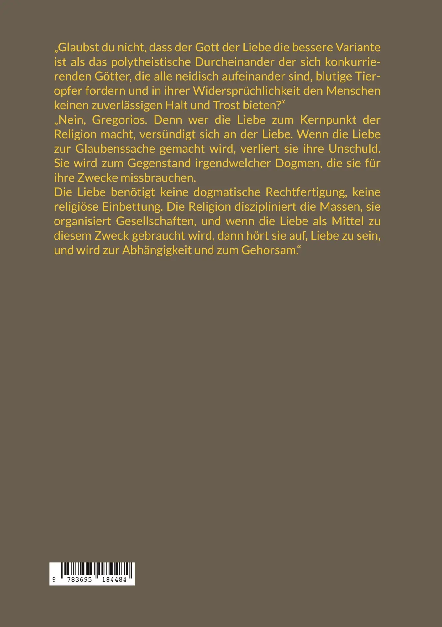 Rückseite: 9783695184484 | Gregorios | Jan Friede | Taschenbuch | 430 S. | Deutsch | 2026