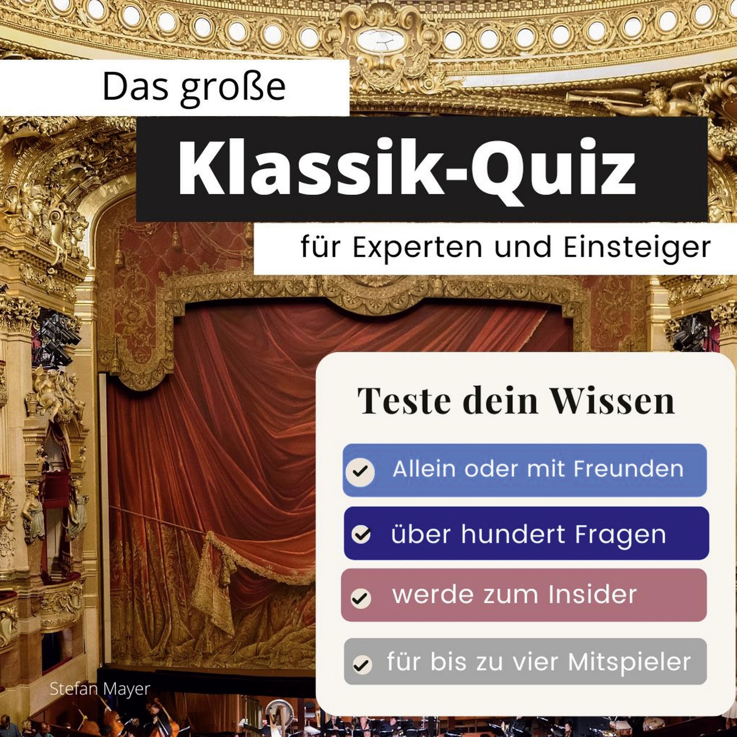 Cover: 9783750524484 | Das große Klassik-Quiz für Einsteiger und Experten | Teste dein Wissen