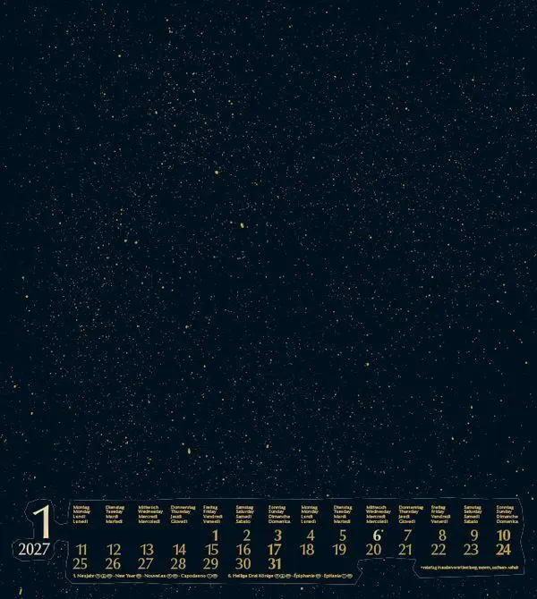 Bild: 9783819304484 | Foto-Malen-Basteln Bastelkalender gold 2027 | Verlag Korsch | Kalender