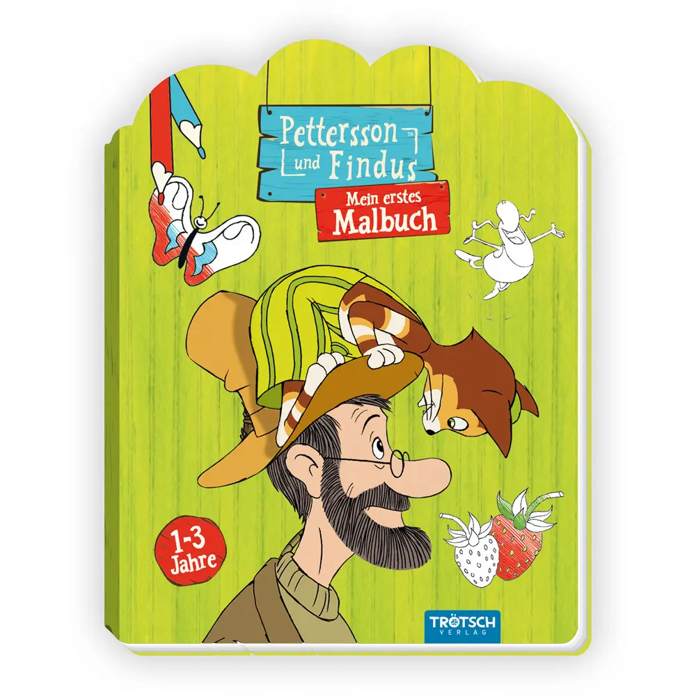Cover: 9783965524484 | Trötsch Pettersson und Findus Mein erstes Malbuch | Trötsch Verlag