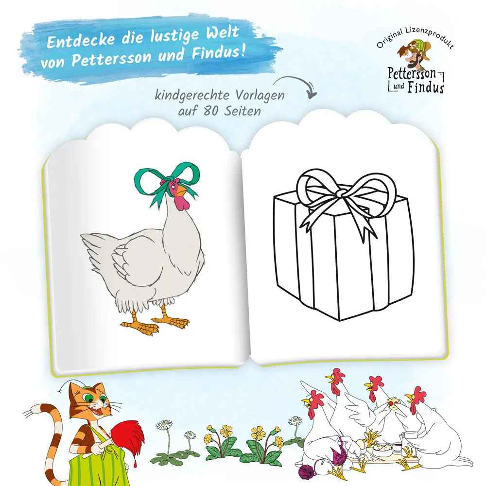 Bild: 9783965524484 | Trötsch Pettersson und Findus Mein erstes Malbuch | Trötsch Verlag