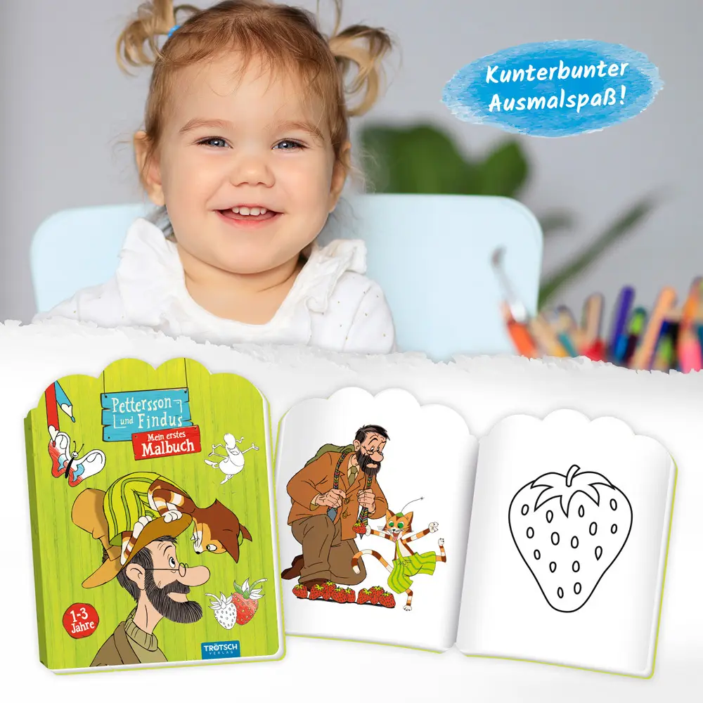 Bild: 9783965524484 | Trötsch Pettersson und Findus Mein erstes Malbuch | Trötsch Verlag