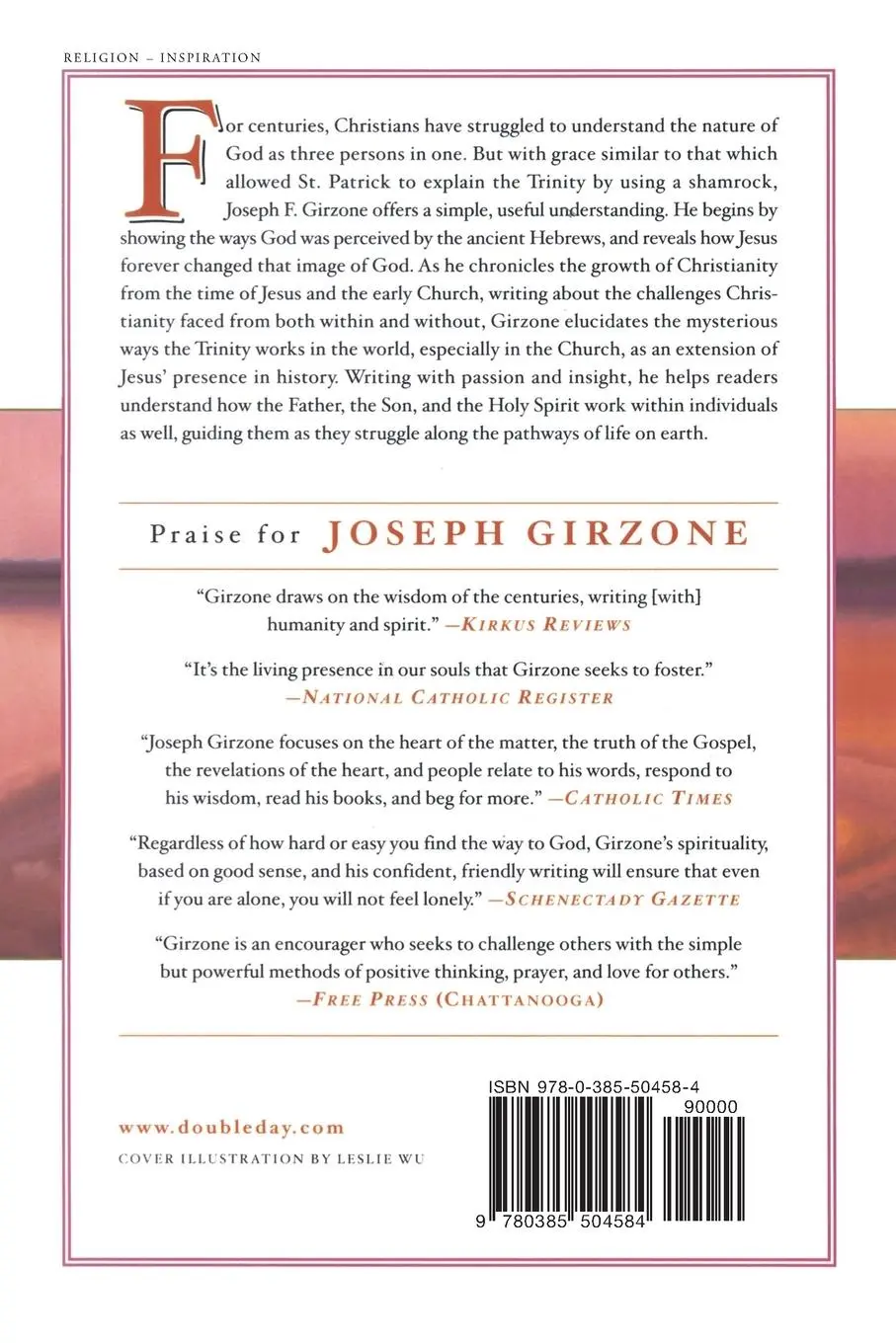 Rückseite: 9780385504584 | Trinity | A New Living Spirituality | Joseph F. Girzone | Taschenbuch