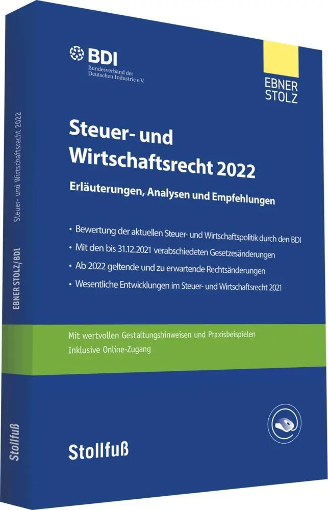 Cover: 9783083184584 | Steuer- und Wirtschaftsrecht 2022 | Unternehmen BDI (u. a.) | Buch
