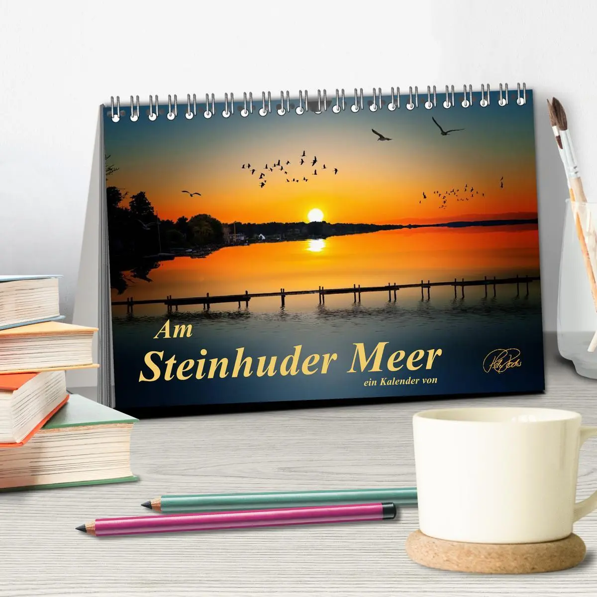 Bild: 9783516114584 | Am Steinhuder Meer (Tischkalender 2026 DIN A5 quer), CALVENDO...