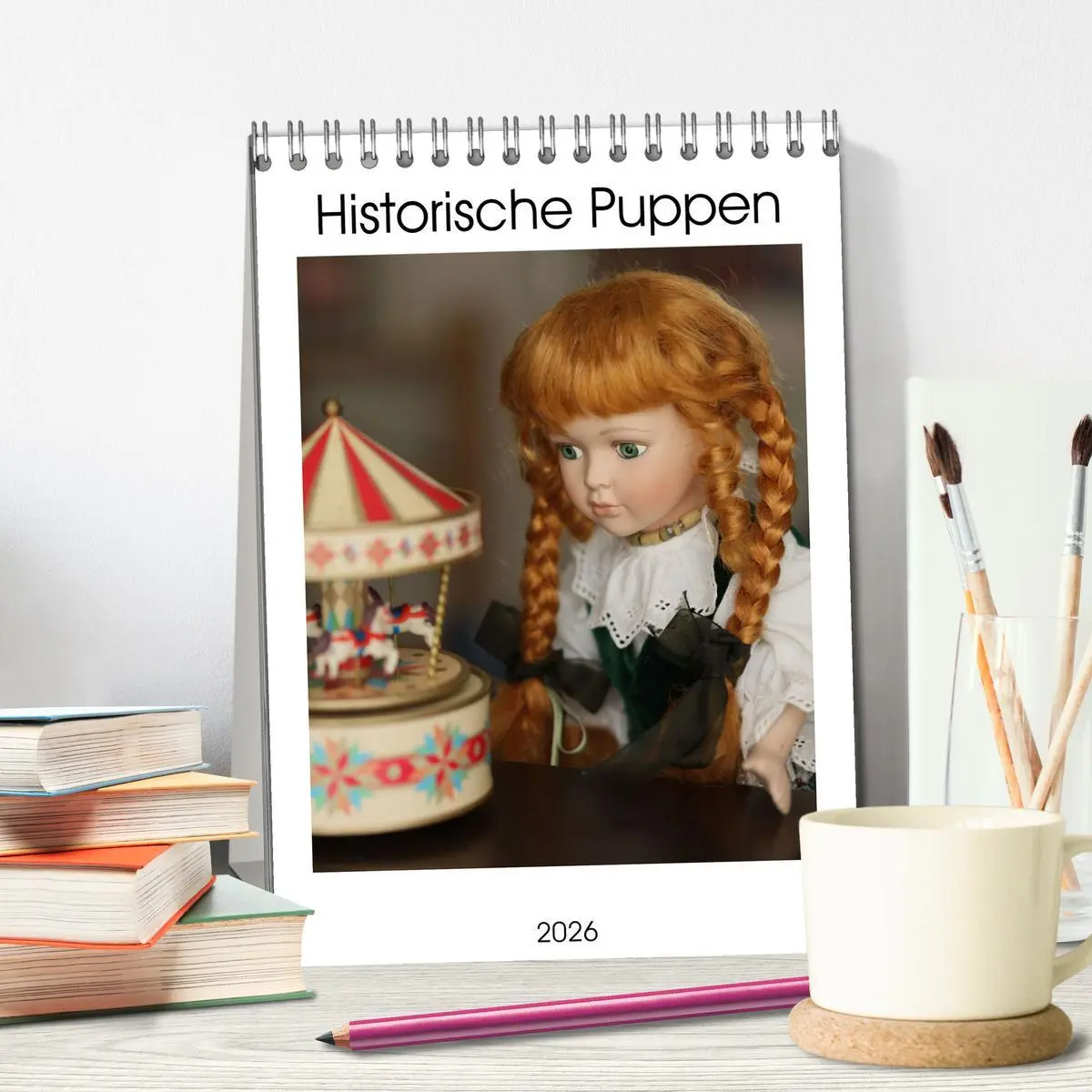 Bild: 9783516354584 | Historische Puppen (Tischkalender 2026 DIN A5 hoch), CALVENDO...