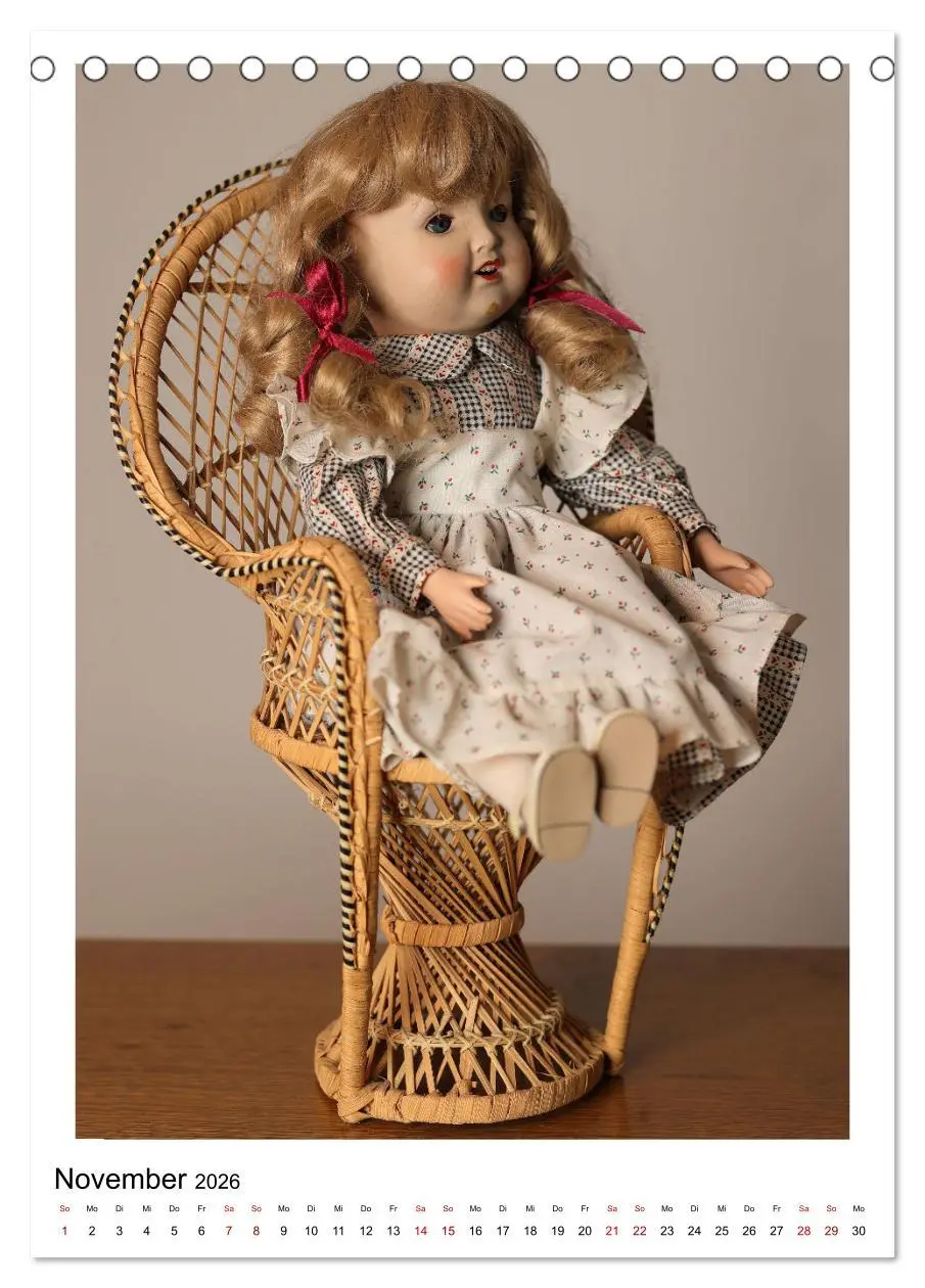 Bild: 9783516354584 | Historische Puppen (Tischkalender 2026 DIN A5 hoch), CALVENDO...