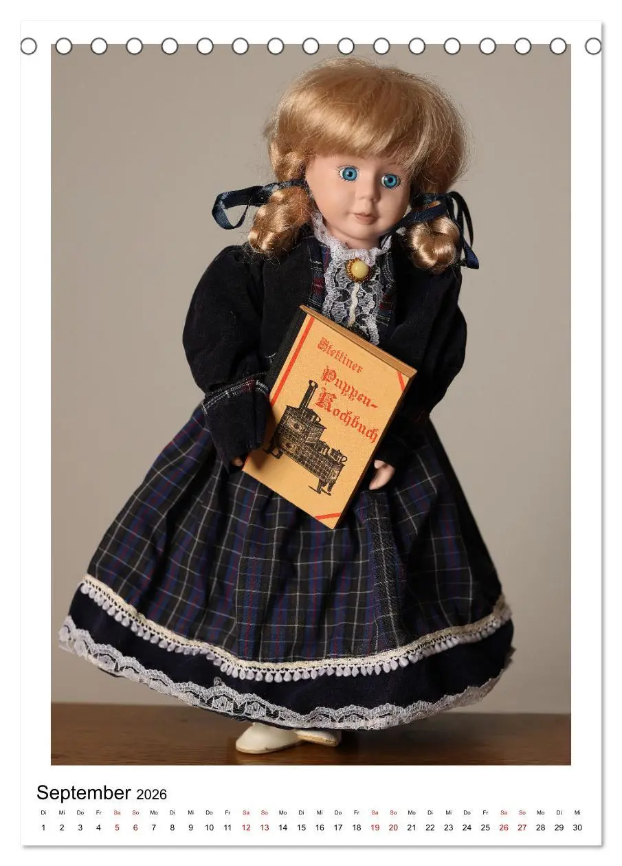 Bild: 9783516354584 | Historische Puppen (Tischkalender 2026 DIN A5 hoch), CALVENDO...