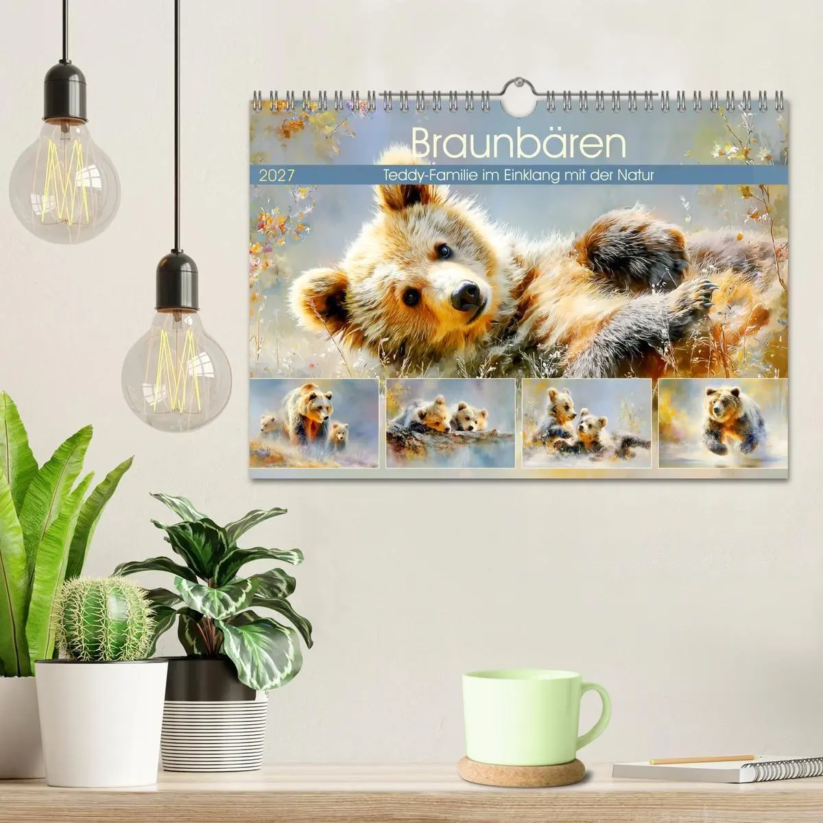 Bild: 9783516804584 | Braunbären. Teddy-Familie im Einklang mit der Natur (Wandkalender...