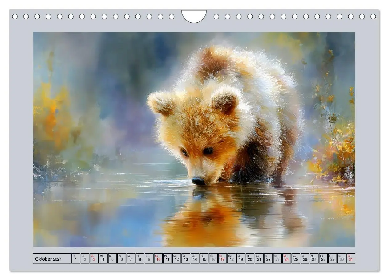 Bild: 9783516804584 | Braunbären. Teddy-Familie im Einklang mit der Natur (Wandkalender...