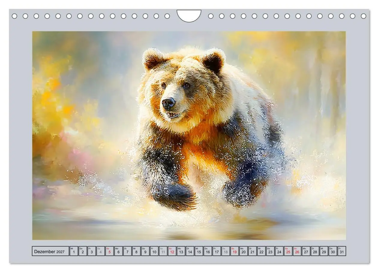 Bild: 9783516804584 | Braunbären. Teddy-Familie im Einklang mit der Natur (Wandkalender...