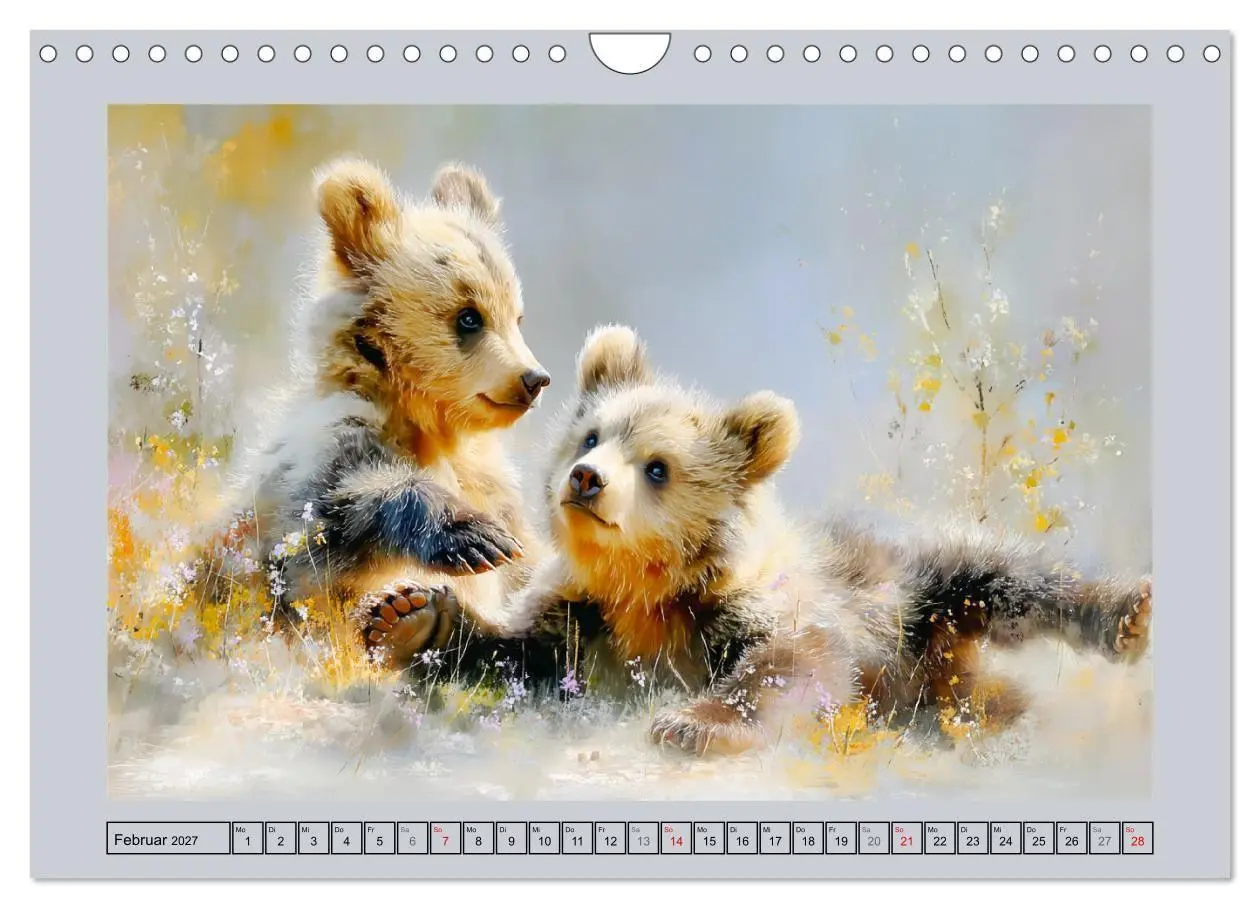 Bild: 9783516804584 | Braunbären. Teddy-Familie im Einklang mit der Natur (Wandkalender...