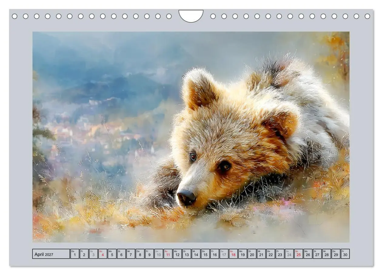 Bild: 9783516804584 | Braunbären. Teddy-Familie im Einklang mit der Natur (Wandkalender...