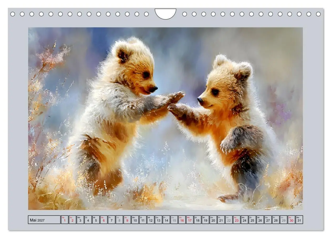 Bild: 9783516804584 | Braunbären. Teddy-Familie im Einklang mit der Natur (Wandkalender...
