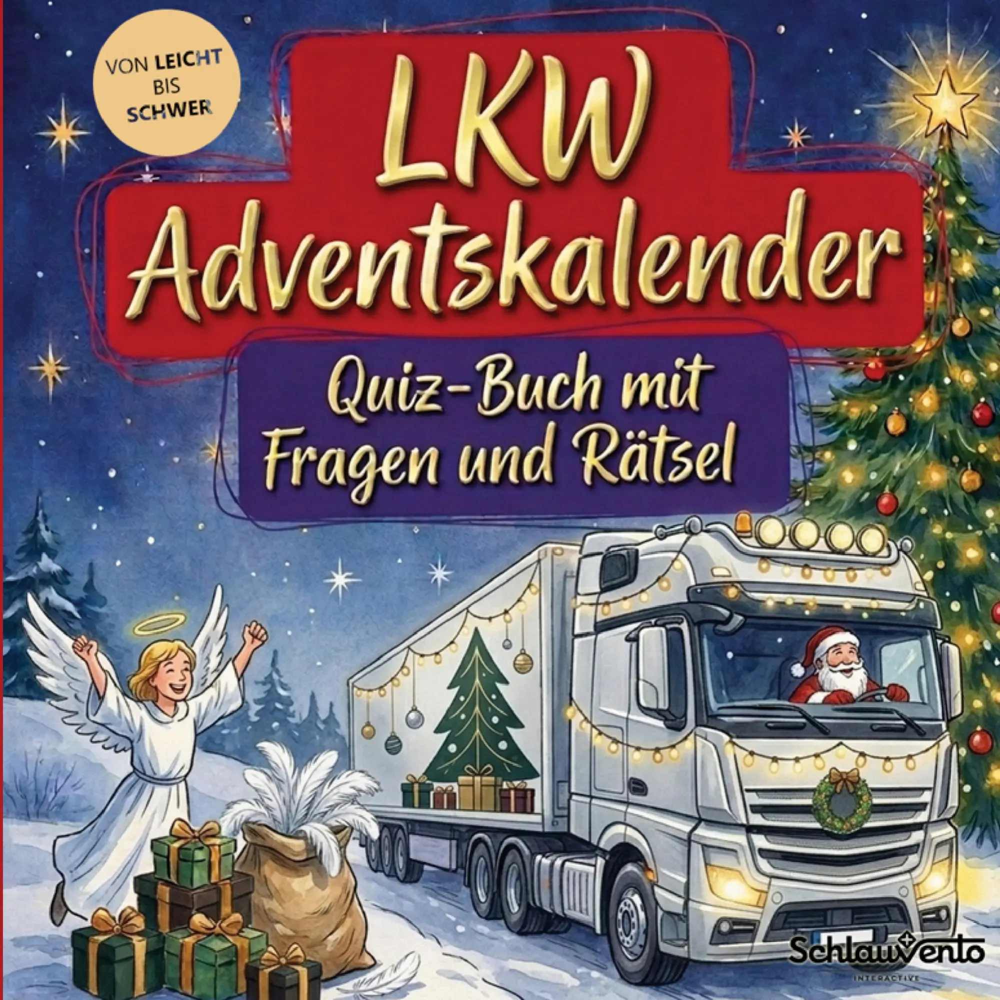 Cover: 9783693194584 | LKW-Adventskalender: Quiz-Buch mit Fragen und Rätsel | Interactive