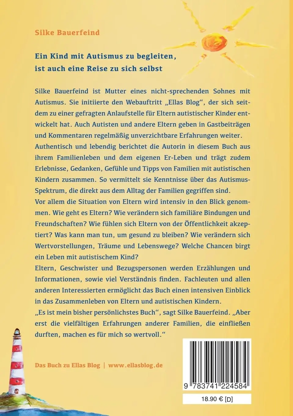 Rückseite: 9783741224584 | Ein Kind mit Autismus zu begleiten, ist auch eine Reise zu sich selbst