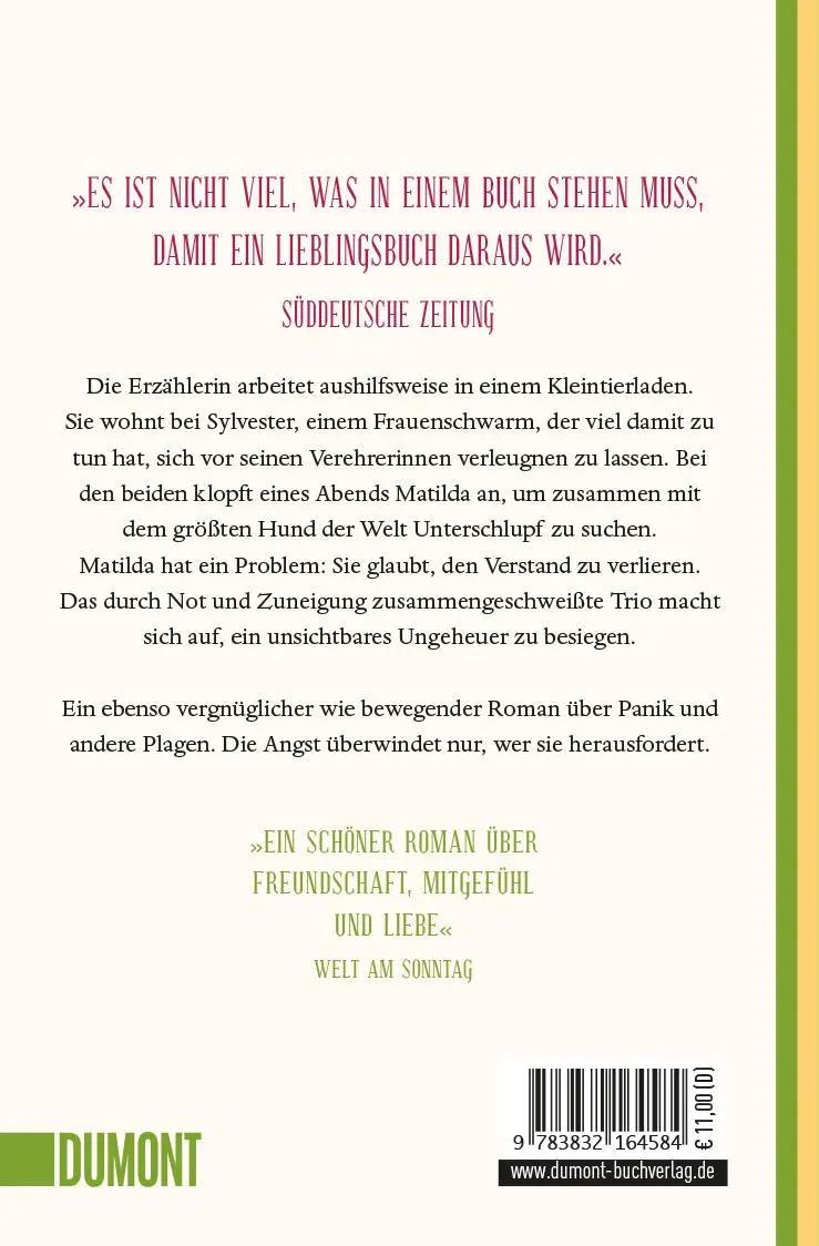 Rückseite: 9783832164584 | Erste Hilfe | Roman | Mariana Leky | Taschenbuch | 192 S. | Deutsch