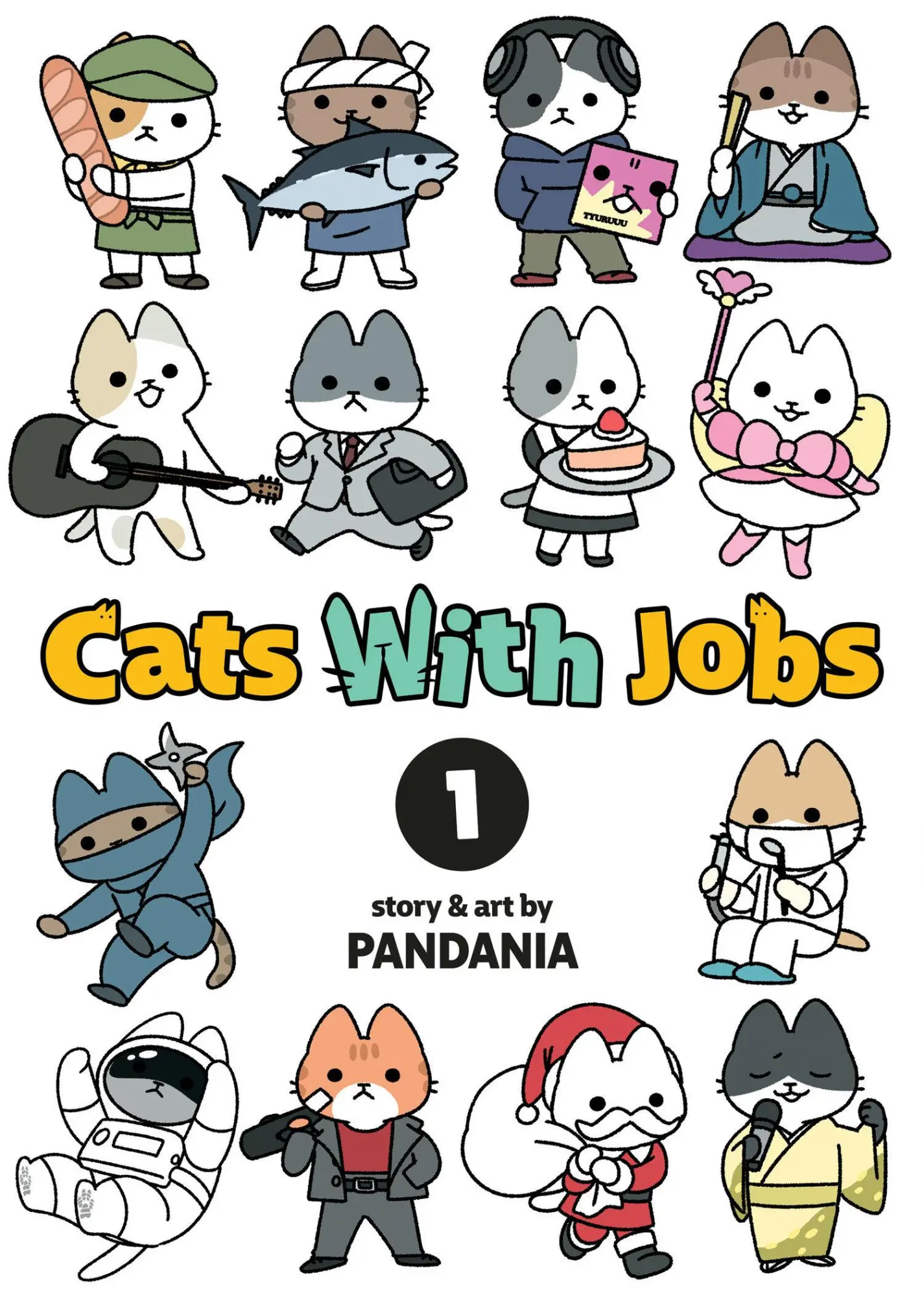 Cover: 9798893734584 | Cats with Jobs Vol. 1 | Pandania | Taschenbuch | Englisch | 2025