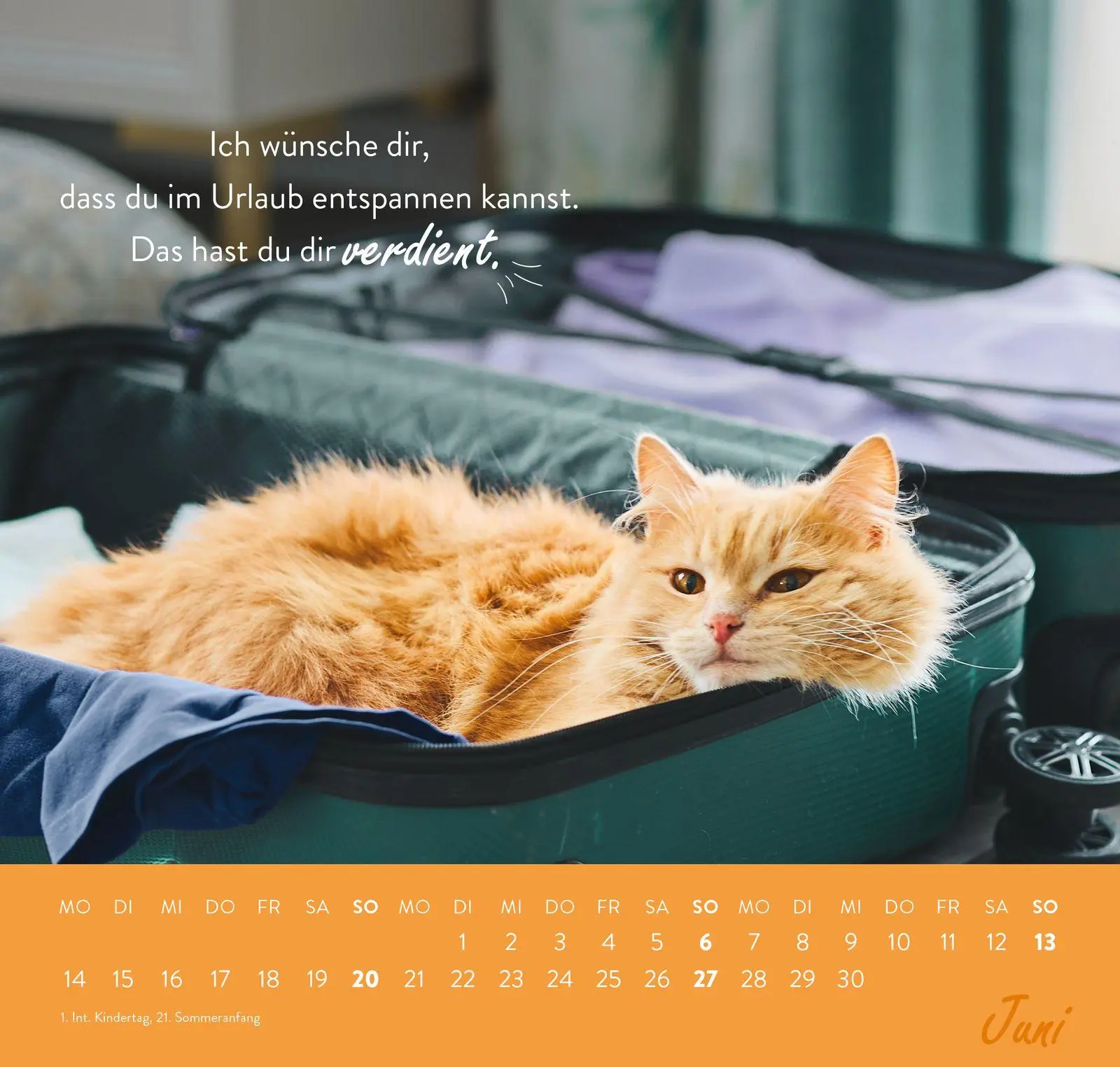 Bild: 4036442014684 | Wandkalender 2027: Einfach mal abhängen | Groh Verlag | Kalender