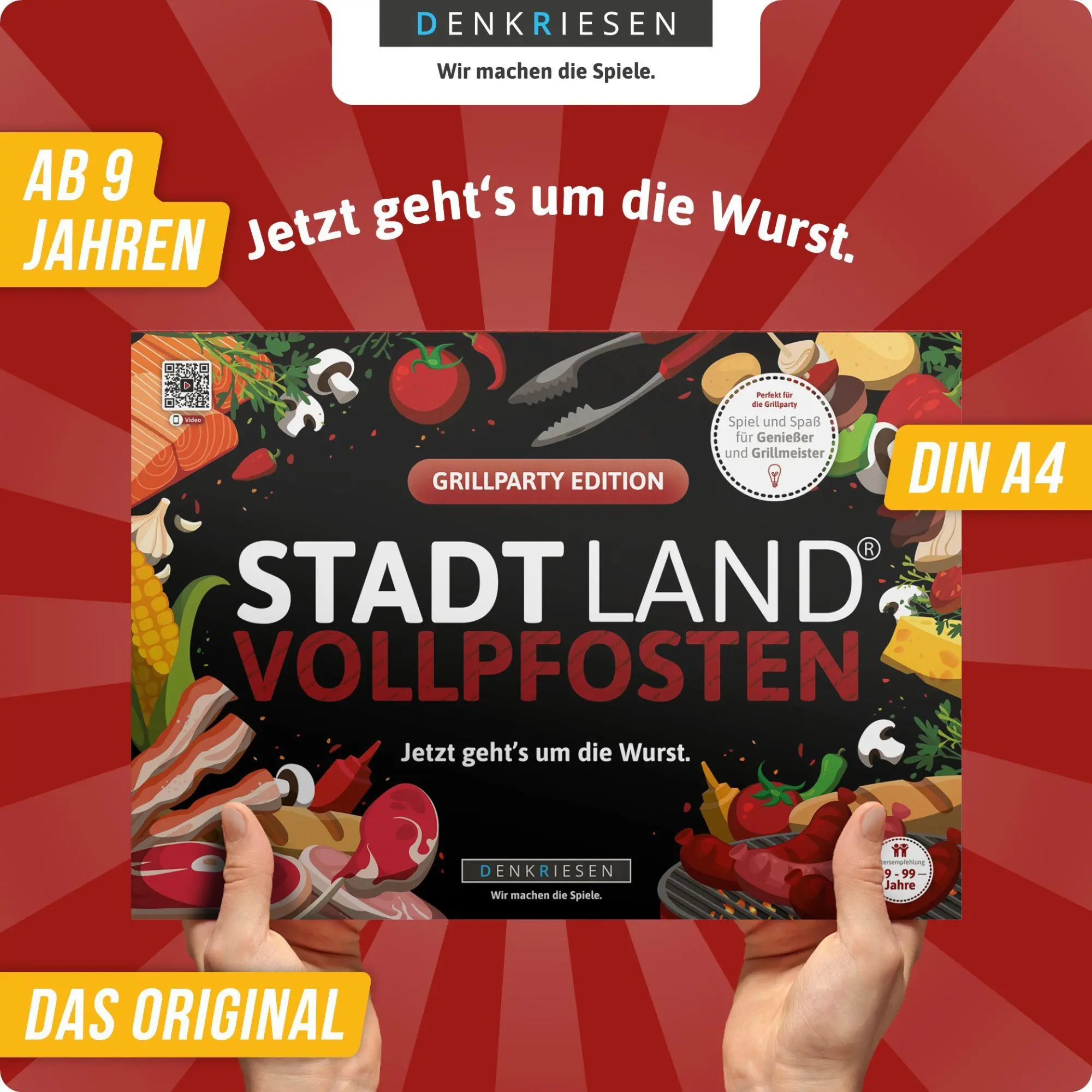 Bild: 4260528094684 | DENKRIESEN - STADT LAND VOLLPFOSTEN® - GRILLPARTY EDITION - "Jetzt...