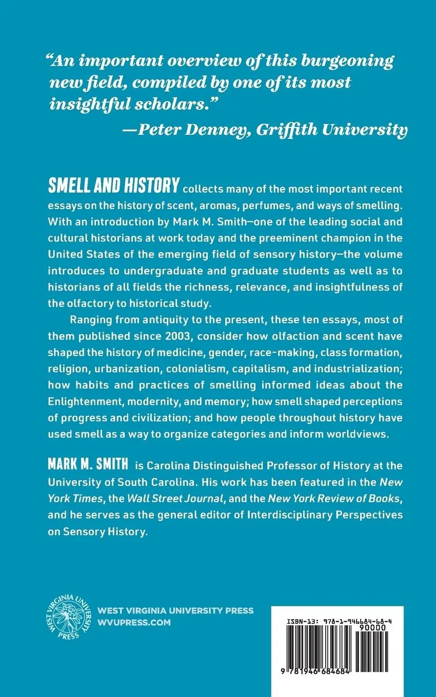 Rückseite: 9781946684684 | Smell and History | A Reader | Mark M Smith | Taschenbuch | Englisch