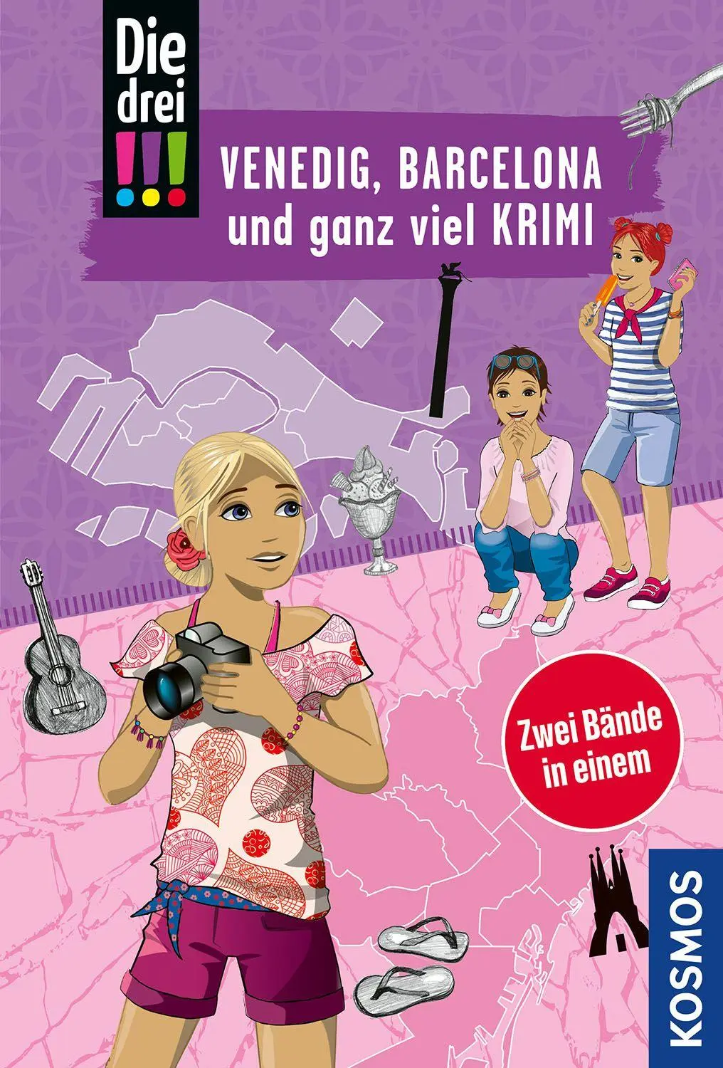 Cover: 9783440184684 | Die drei !!!, Venedig, Barcelona und ganz viel Krimi | Heger (u. a.)