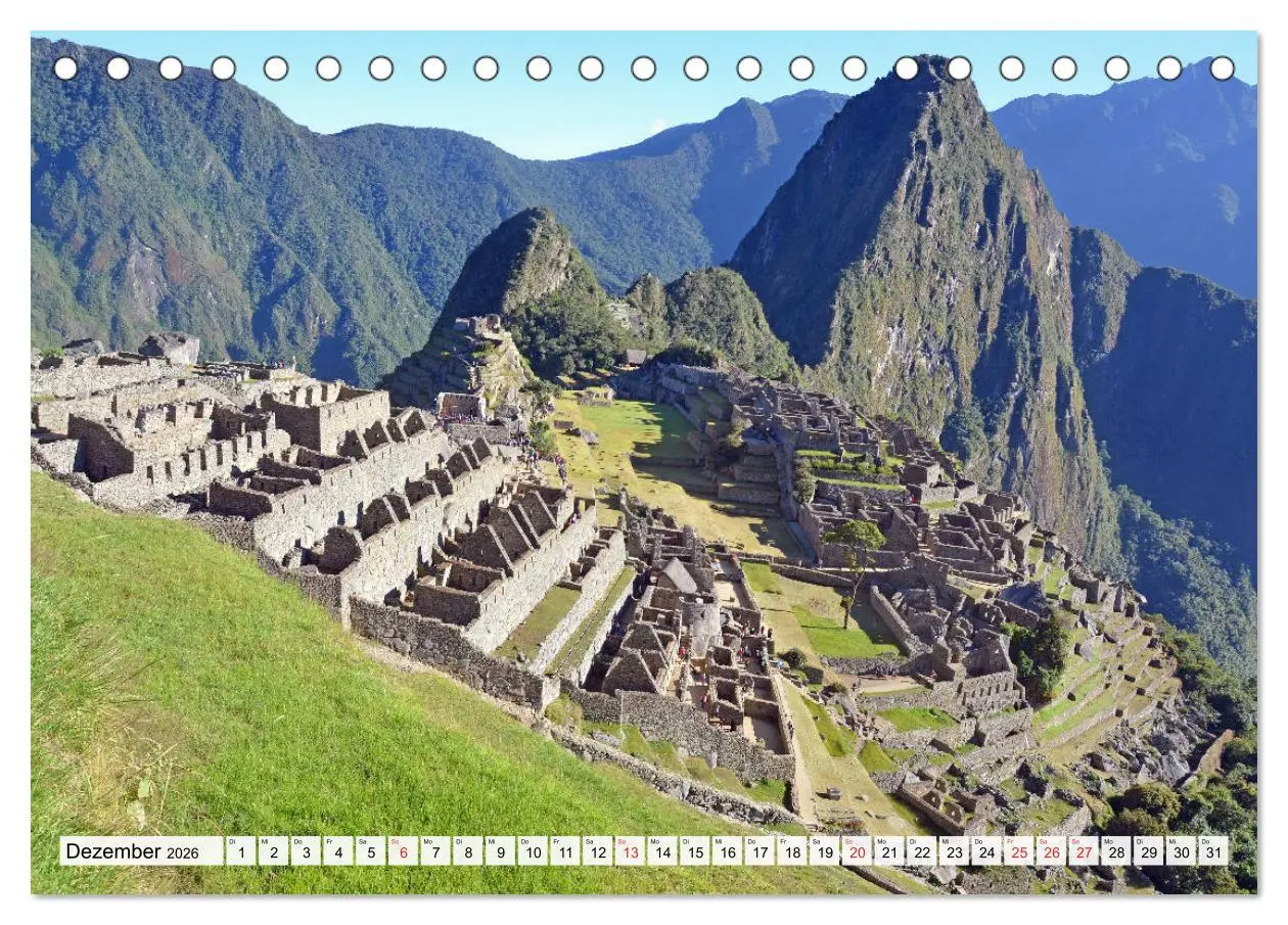 Bild: 9783457704684 | Inkabauten in PERU, Bauwerke eines großen Reiches (Tischkalender...