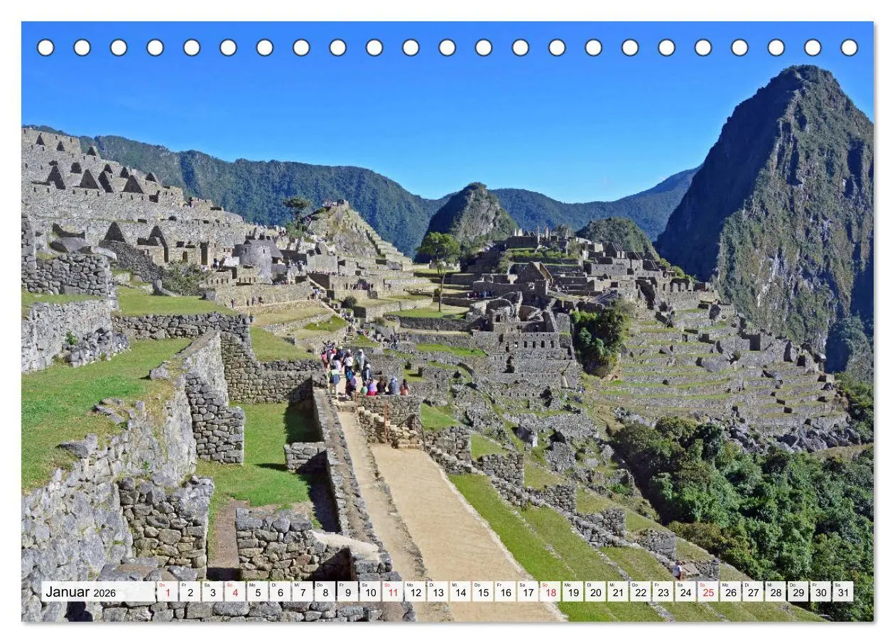 Bild: 9783457704684 | Inkabauten in PERU, Bauwerke eines großen Reiches (Tischkalender...