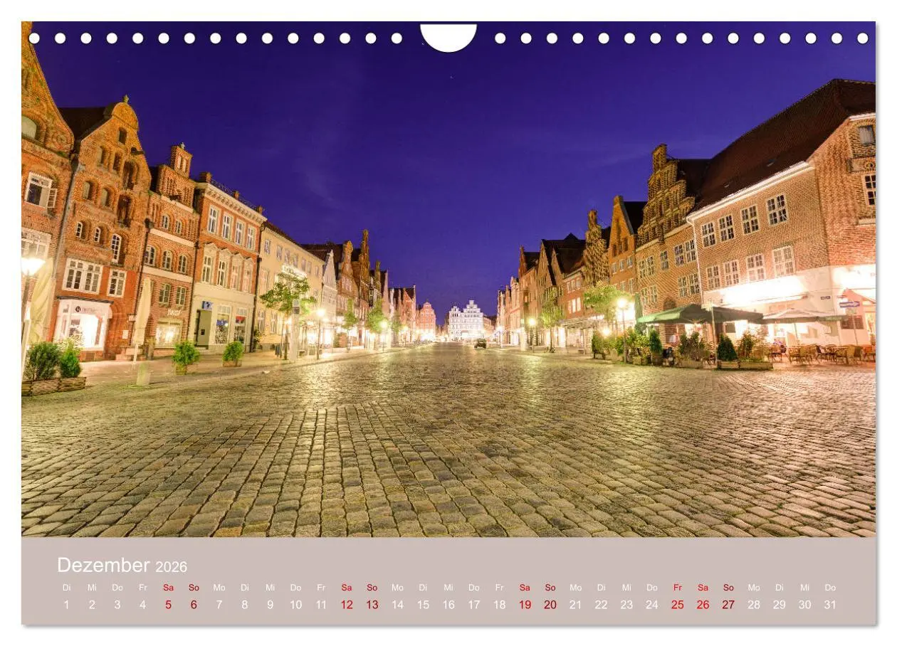 Bild: 9783457874684 | Fantastisches Lüneburg (Wandkalender 2026 DIN A4 quer), CALVENDO...