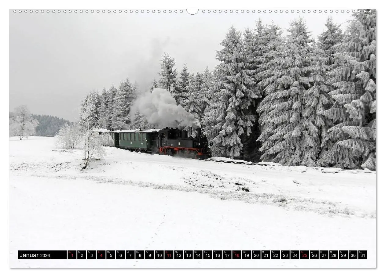 Bild: 9783457944684 | Bahnland Sachsen (hochwertiger Premium Wandkalender 2026 DIN A2...