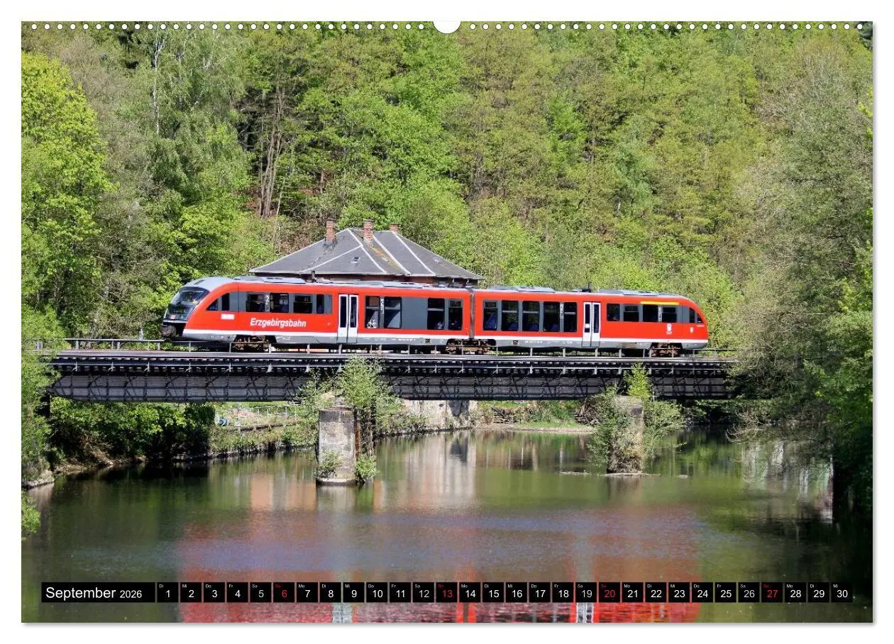 Bild: 9783457944684 | Bahnland Sachsen (hochwertiger Premium Wandkalender 2026 DIN A2...