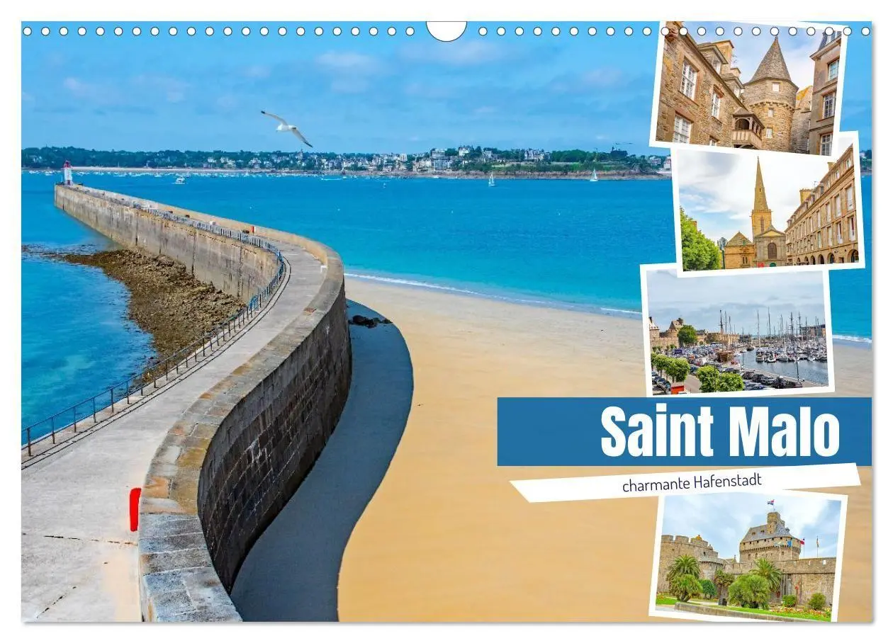 Cover: 9783516654684 | Saint Malo - charmante Hafenstadt (Wandkalender 2026 DIN A3 quer),...