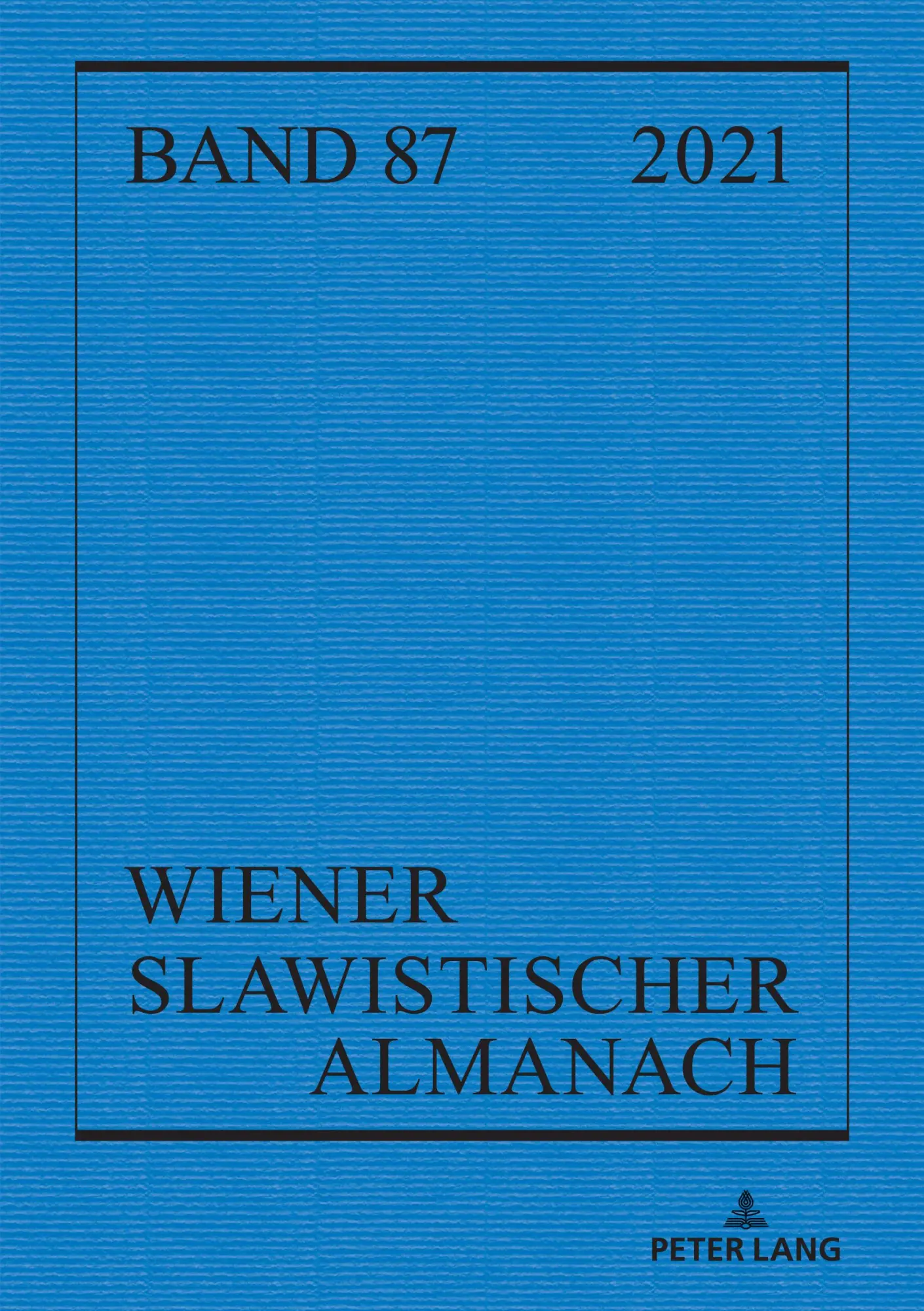 Wiener Slawistischer Almanach Band 87 2021 Kartoniert (TB)
