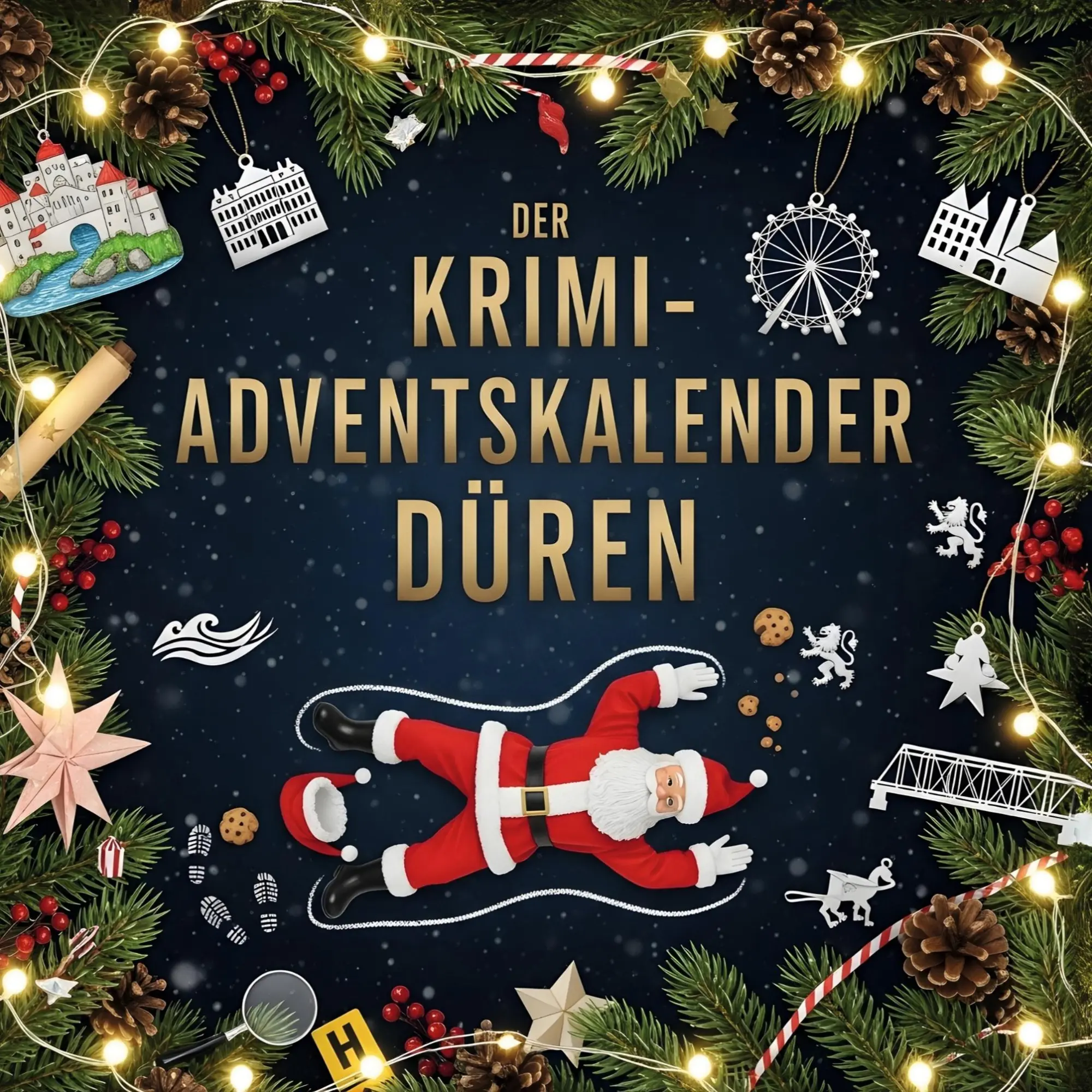 Cover: 9783695304684 | Der Krimi-Adventskalender Düren | Mordsverdächtig in 24 Akten | Buch