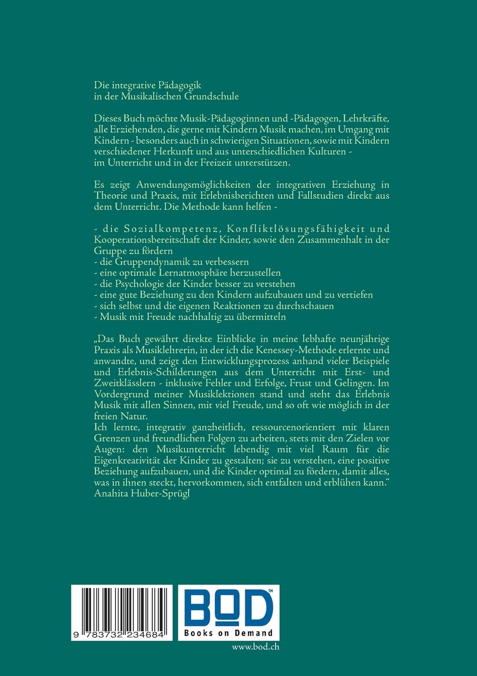 Rückseite: 9783732234684 | Die integrative Pädagogik in der Musikalischen Grundschule | Huber