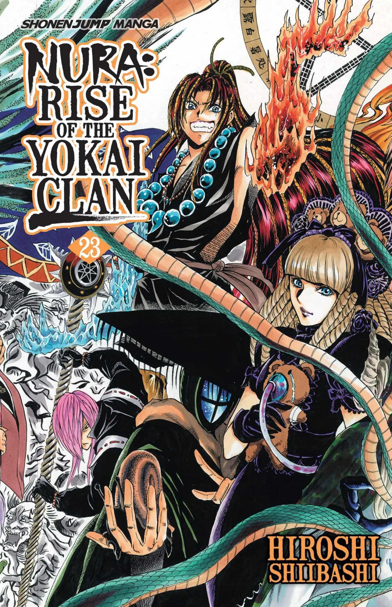 Cover: 9781421564784 | Nura: Rise of the Yokai Clan, Vol. 23 | The Great Kyushu Yokai Battle