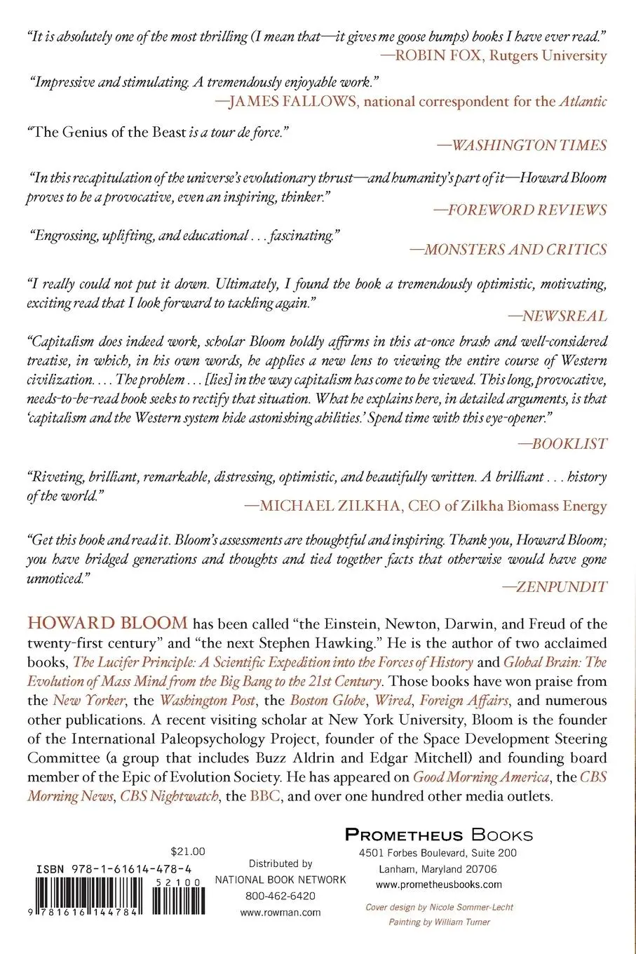 Rückseite: 9781616144784 | The Genius of the Beast | A Radical Re-Vision of Capitalism | Bloom