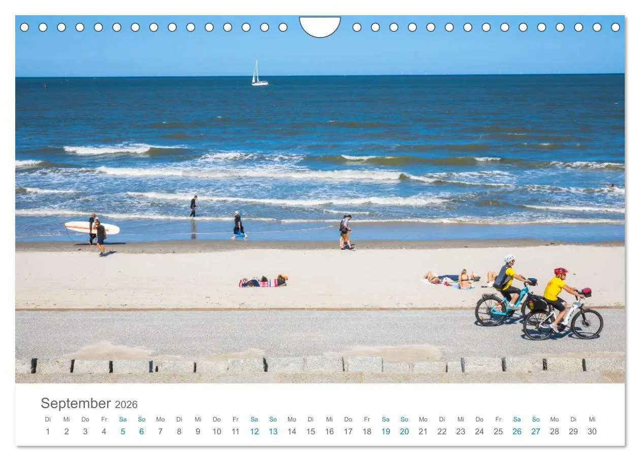 Bild: 9783457314784 | Norderney Sehnsuchtskalender (Wandkalender 2026 DIN A4 quer),...