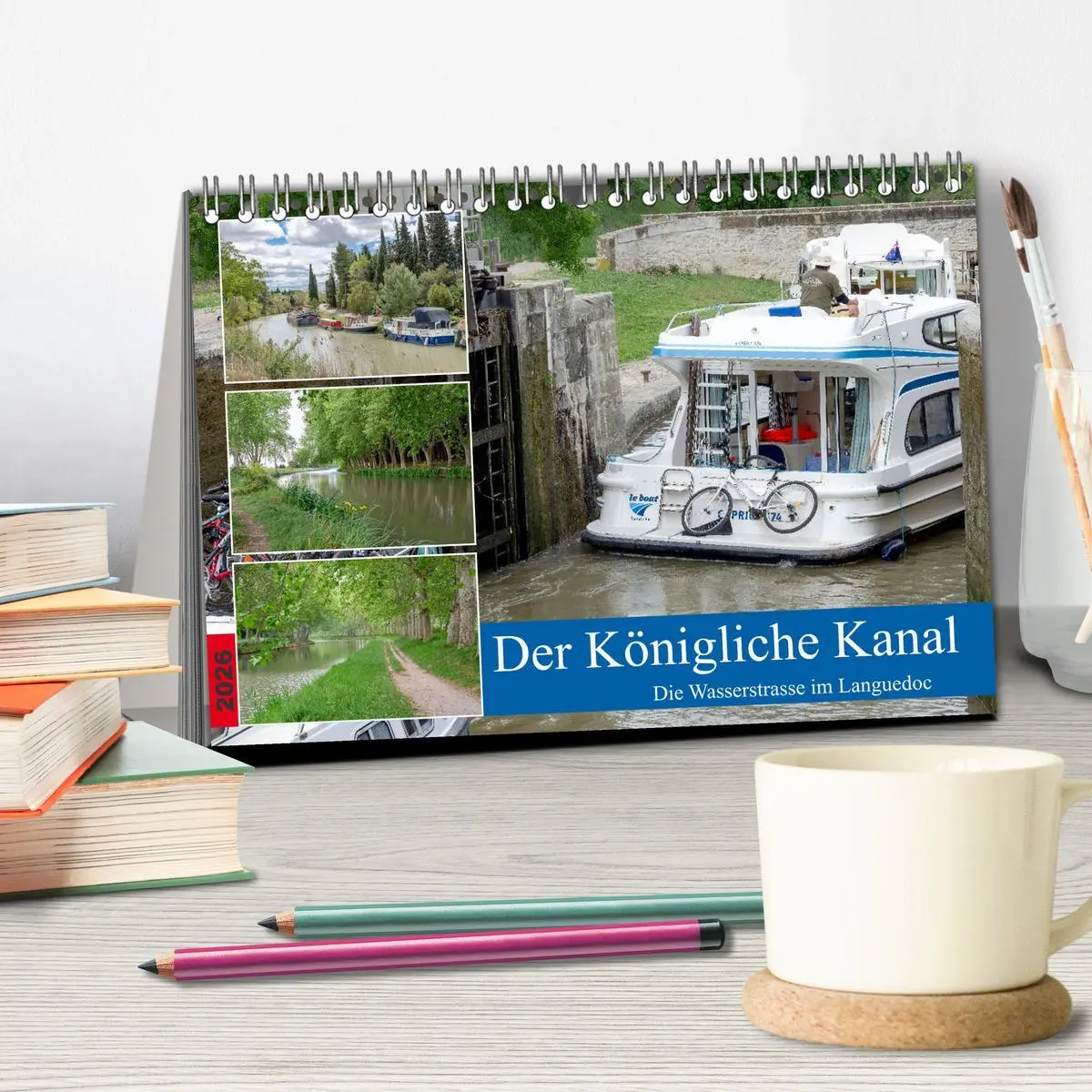 Bild: 9783457484784 | Der Königliche Kanal. Die Wasserstraße im Languedoc (Tischkalender...