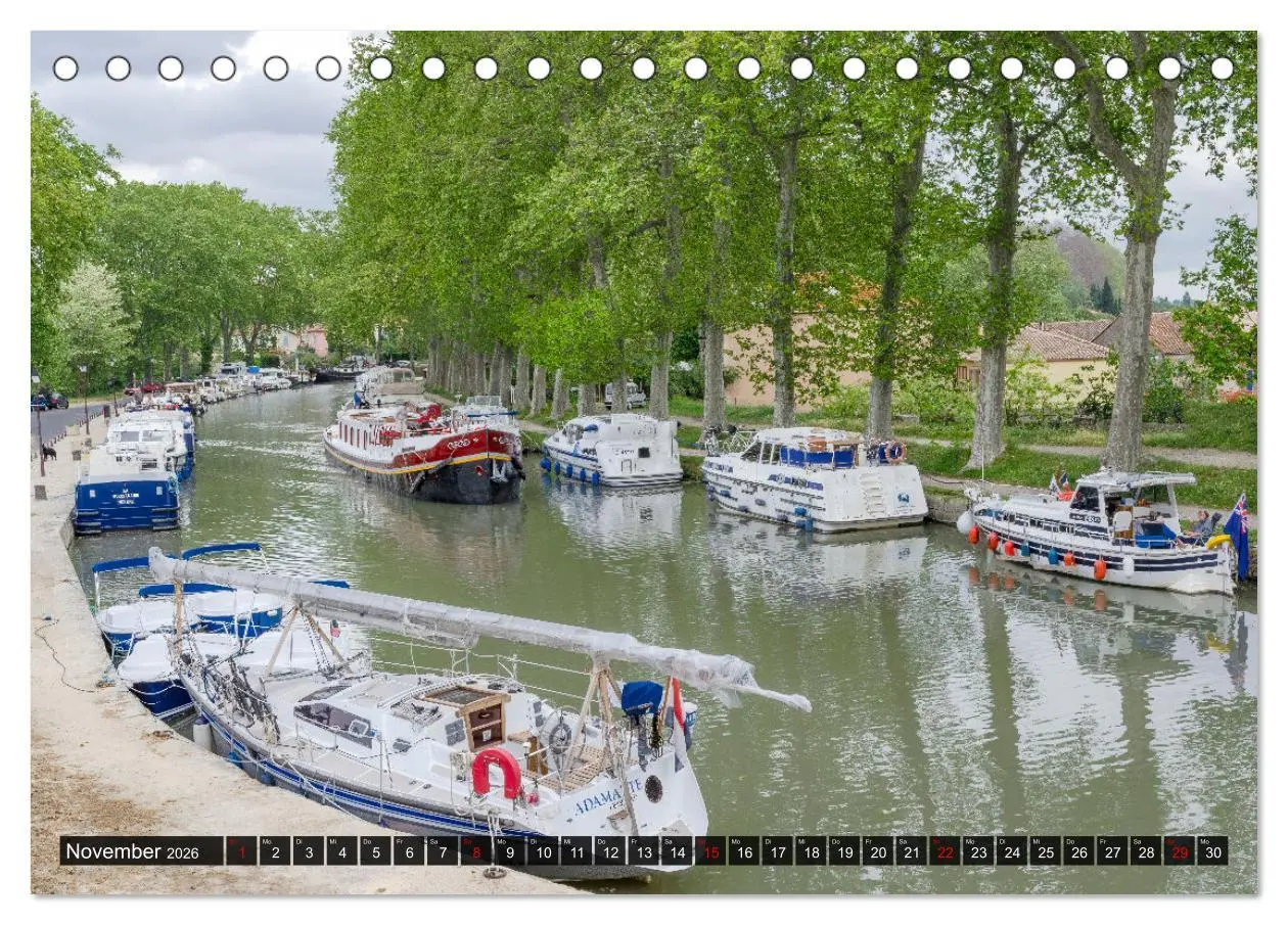 Bild: 9783457484784 | Der Königliche Kanal. Die Wasserstraße im Languedoc (Tischkalender...