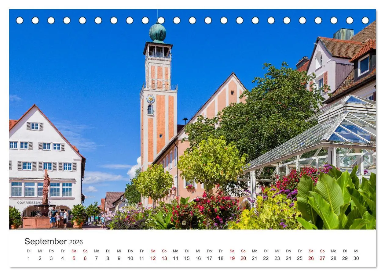Bild: 9783457624784 | Freudenstadt 2026 (Tischkalender 2026 DIN A5 quer), CALVENDO...