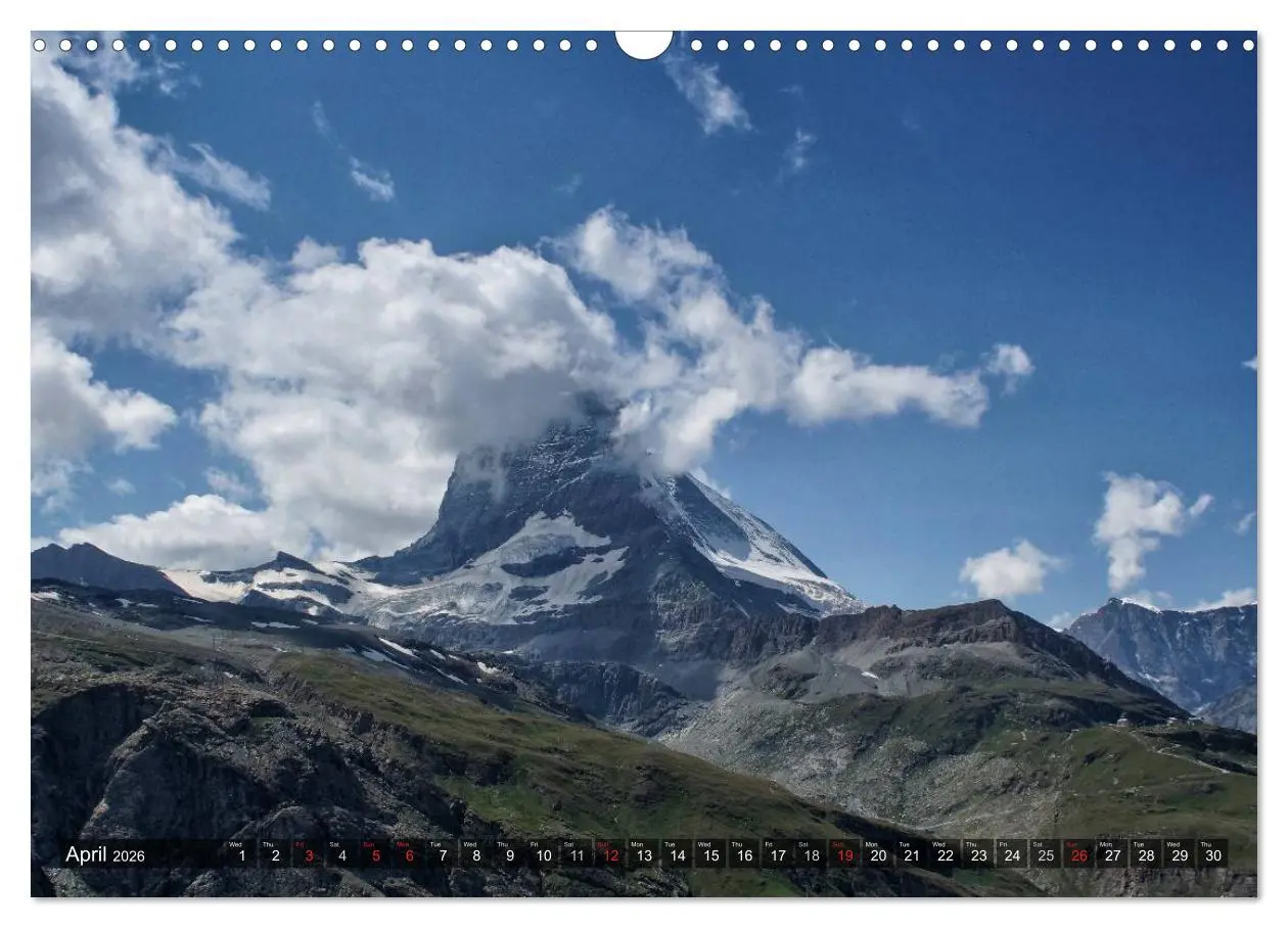 Bild: 9783516574784 | Valais Swiss Beauty (Wall Calendar 2026 DIN A3 landscape), CALVENDO...